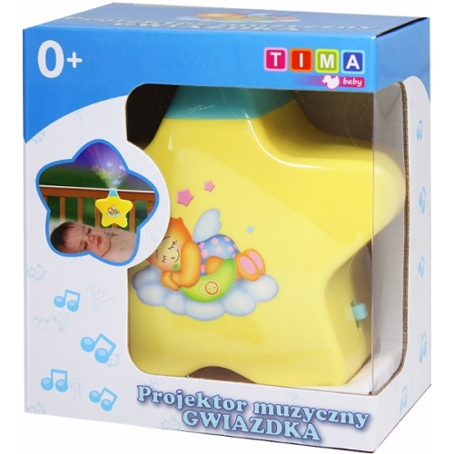 Projektor muzyczny TIMA lampka Gwiazdka 8661